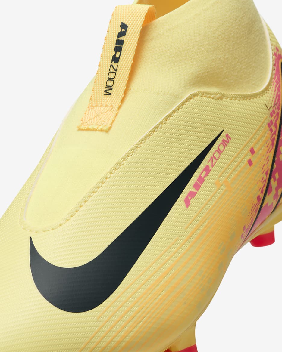 Ποδοσφαιρικά παπούτσια ψηλού προφίλ MG Nike Jr. Mercurial Superfly 10 Academy "Kylian Mbappé" για μικρά/μεγάλα παιδιά - Light Laser Orange/Armory Navy