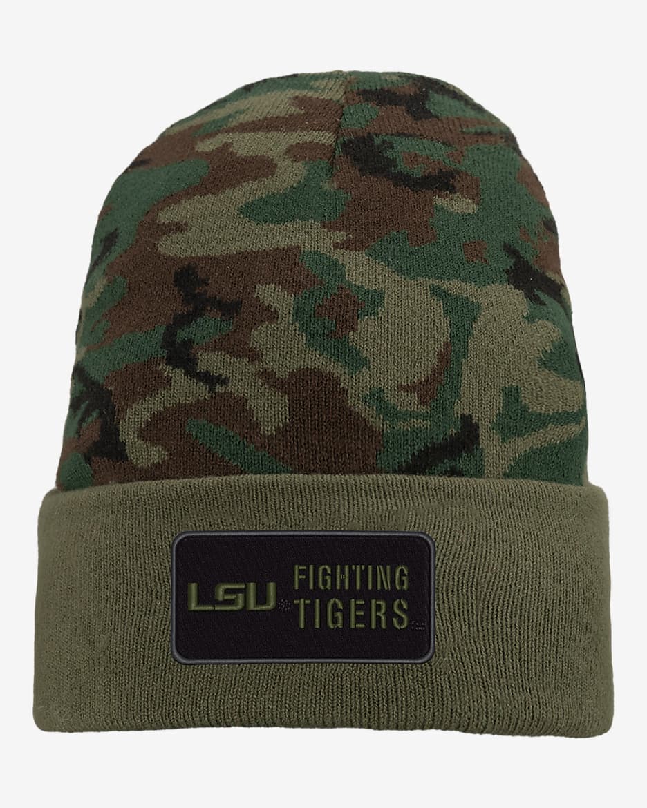 Gorro universitario Nike LSU - Verde camuflaje