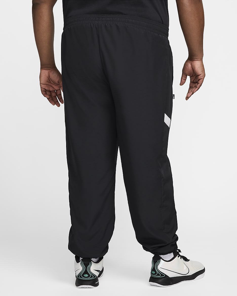 Nike Icon Men's Woven Basketball Pants - Black/Black/White/White