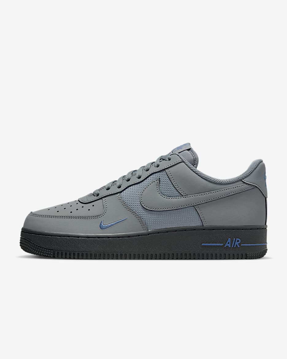 Nike Air Force 1 '07 LV8 Schuh (Herren) - Smoke Grey/Anthracite/Metallic Silver/Diffused Blue