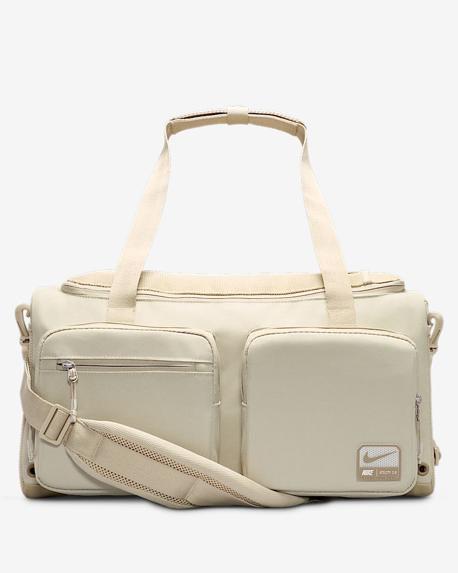 Maleta de entrenamiento Nike Utility Power 2.0 (pequeña, 31 L) - Caqui desierto/Caqui desierto/Caqui
