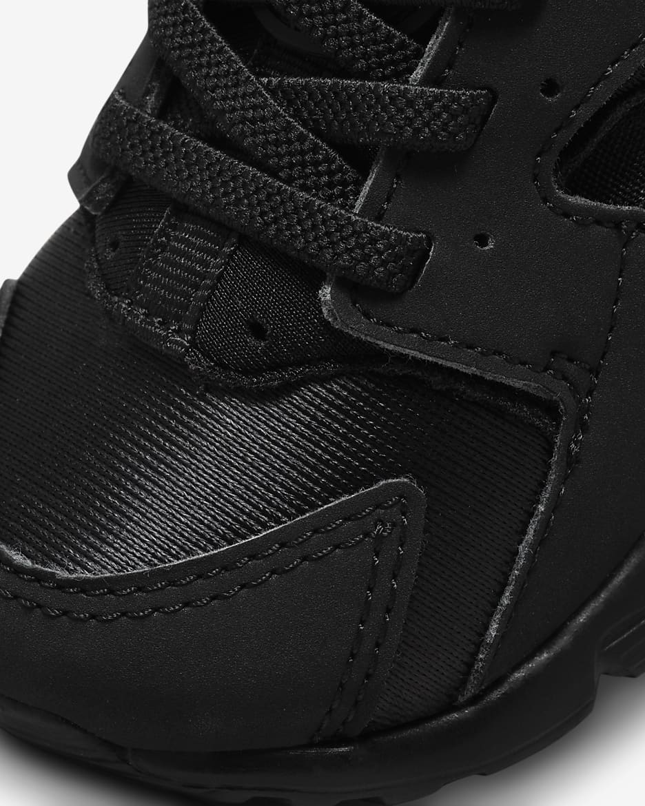 Nike Huarache Run 2.0 Baby/Toddler Shoes - Black/Anthracite/White/Black