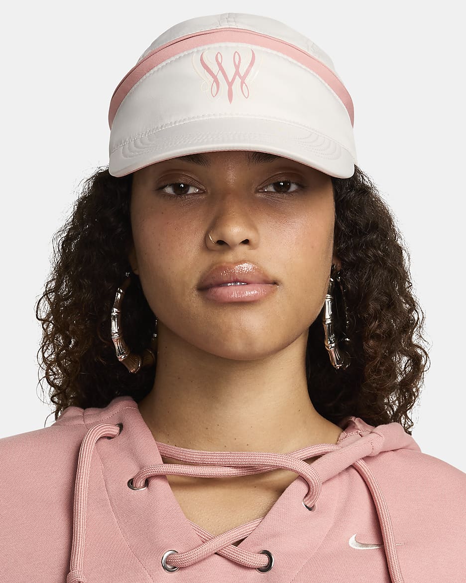 Serena Williams Design Crew Unstructured Dri-FIT Cap - Light Bone/Rust Pink/Rush Pink