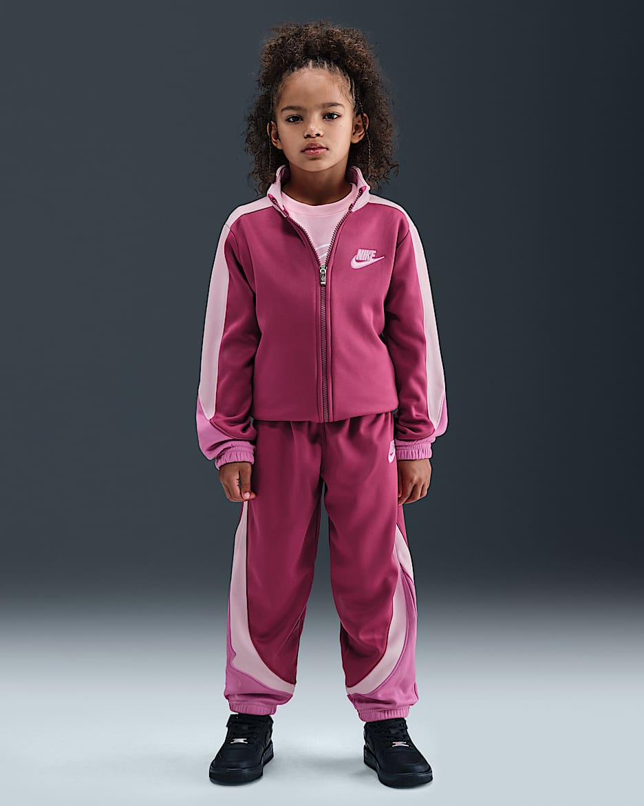 Nike Little Kids' 2-Piece Propus Colorblocked Set - Sweet Beet