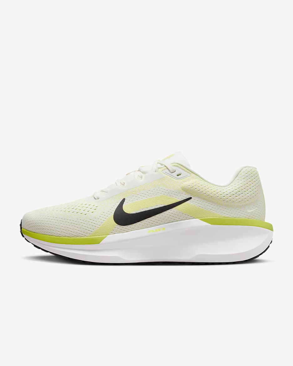 Nike Winflo 11 Men's Road Running Shoes - Sail/Cyber/Life Lime/Black