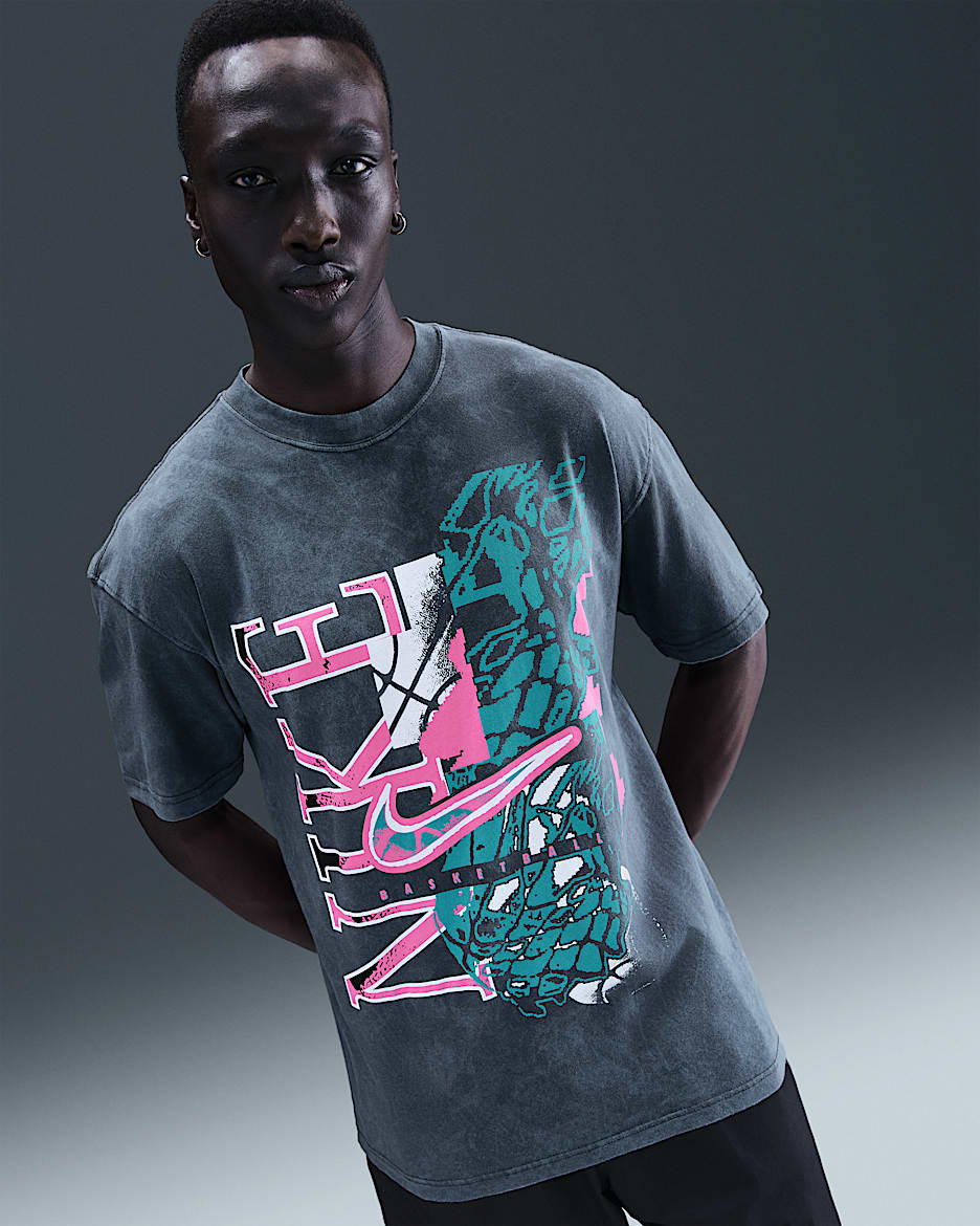Nike Men's Basketball T-Shirt - Anthracite