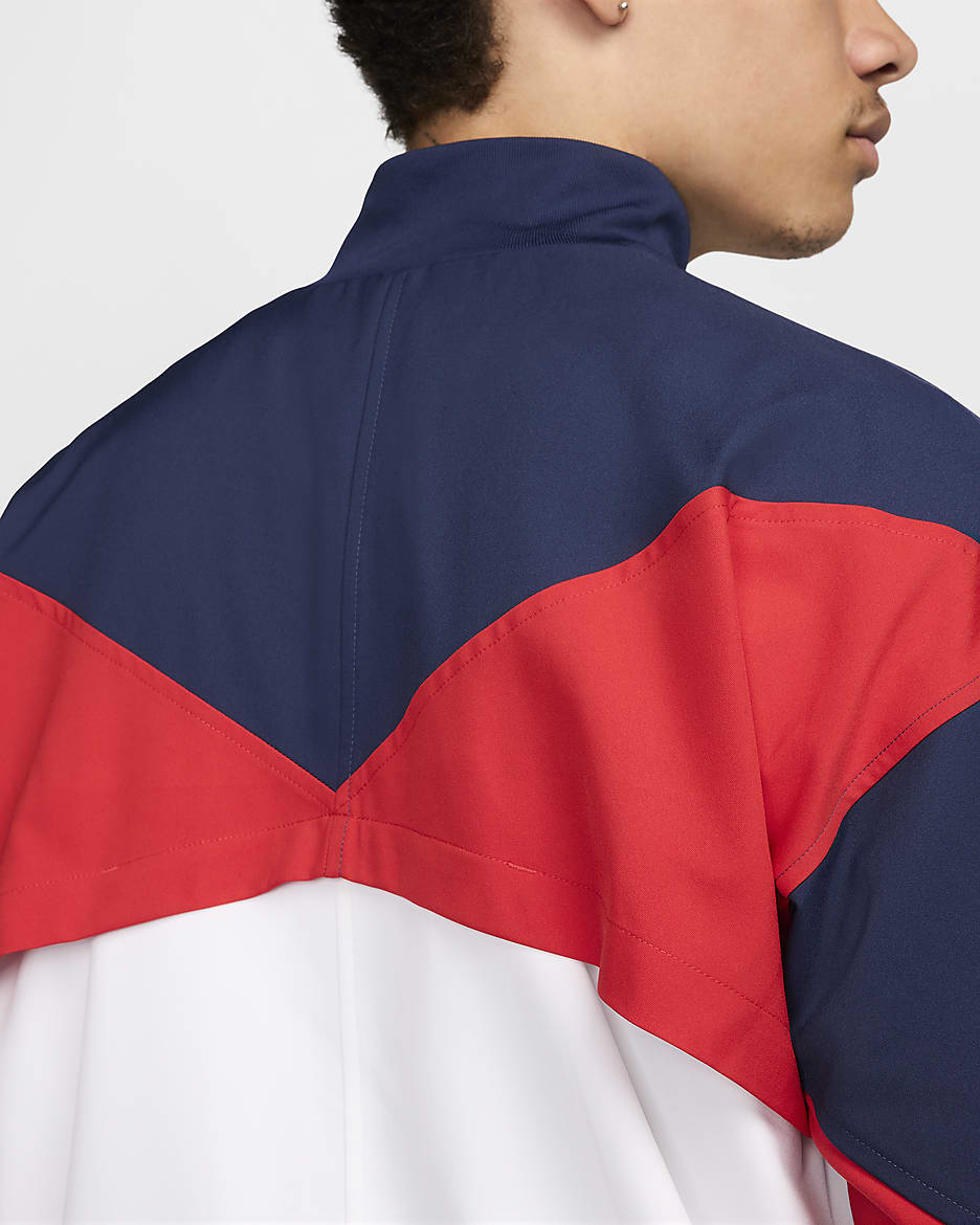 París Saint-Germain Strike Chaqueta de fútbol Nike Dri-FIT - Hombre - Blanco/Midnight Navy/University Red/University Red