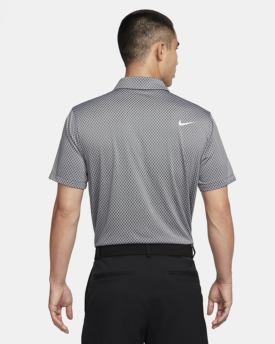 Nike Tour Men's Dri-FIT Golf Polo - Black/Dark Smoke Grey/Light Smoke Grey/White