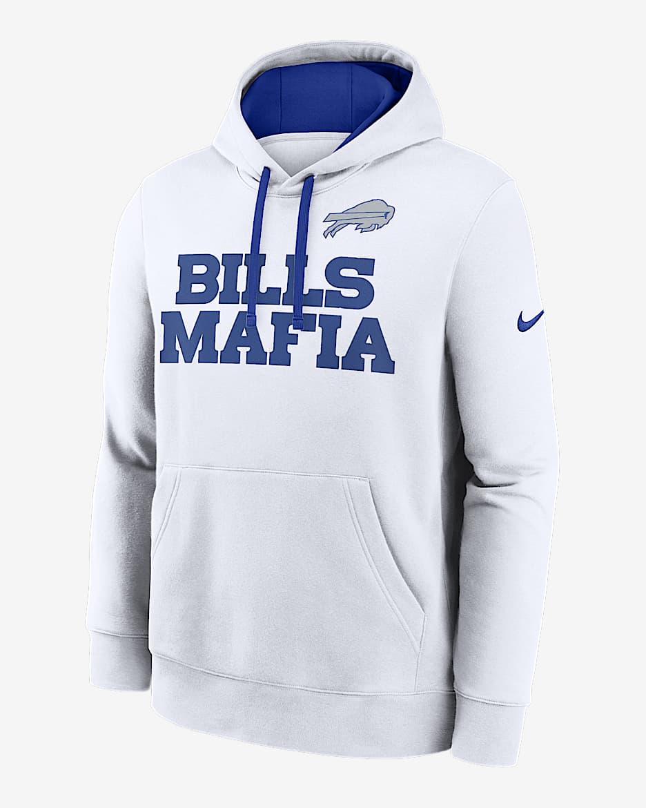Buffalo Bills Rivalries Collection Club Men's Nike NFL Pullover Hoodie - White
