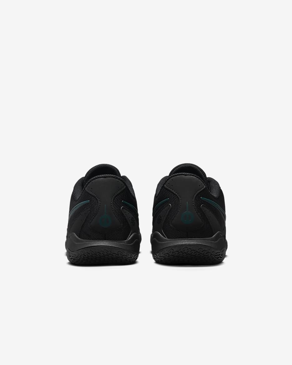 Nike Tiempo Legend 10 Academy Indoor Court Low-Top Football Shoes - Black/Deep Jungle/Black