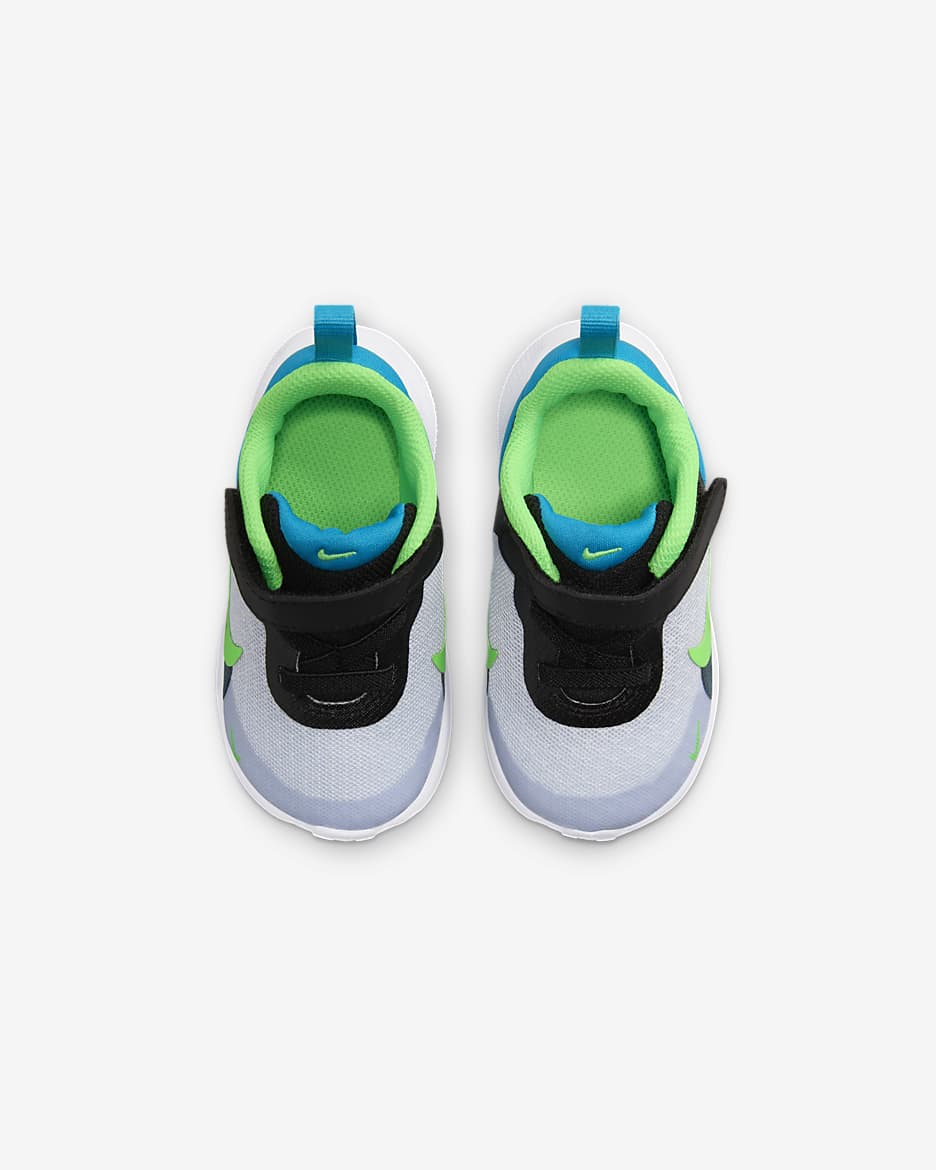 Nike Revolution 7 schoenen voor baby's/peuters - Zwart/Football Grey/Aquamarine/Green Strike