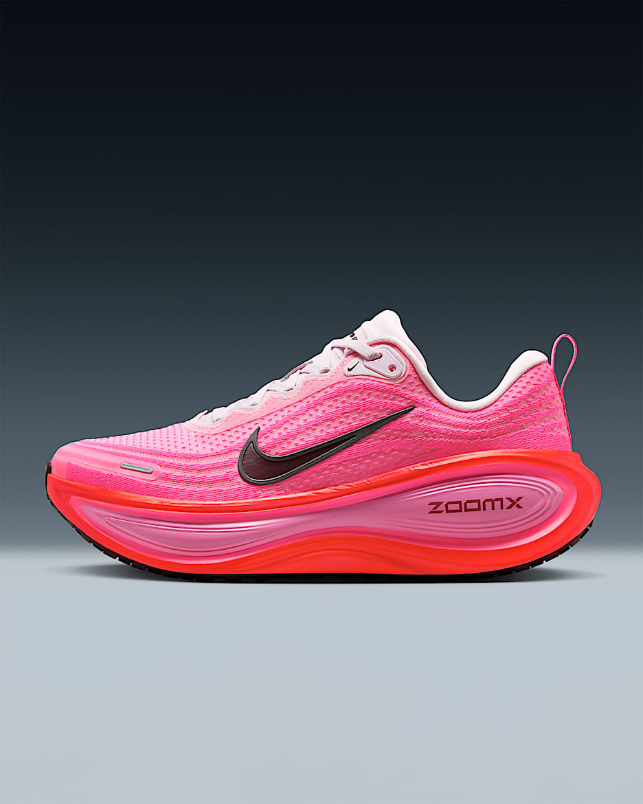 Nike Vomero Plus Women's Road Running Shoes - Hyper Pink/Bright Crimson/Pink Foam/Burgundy Crush