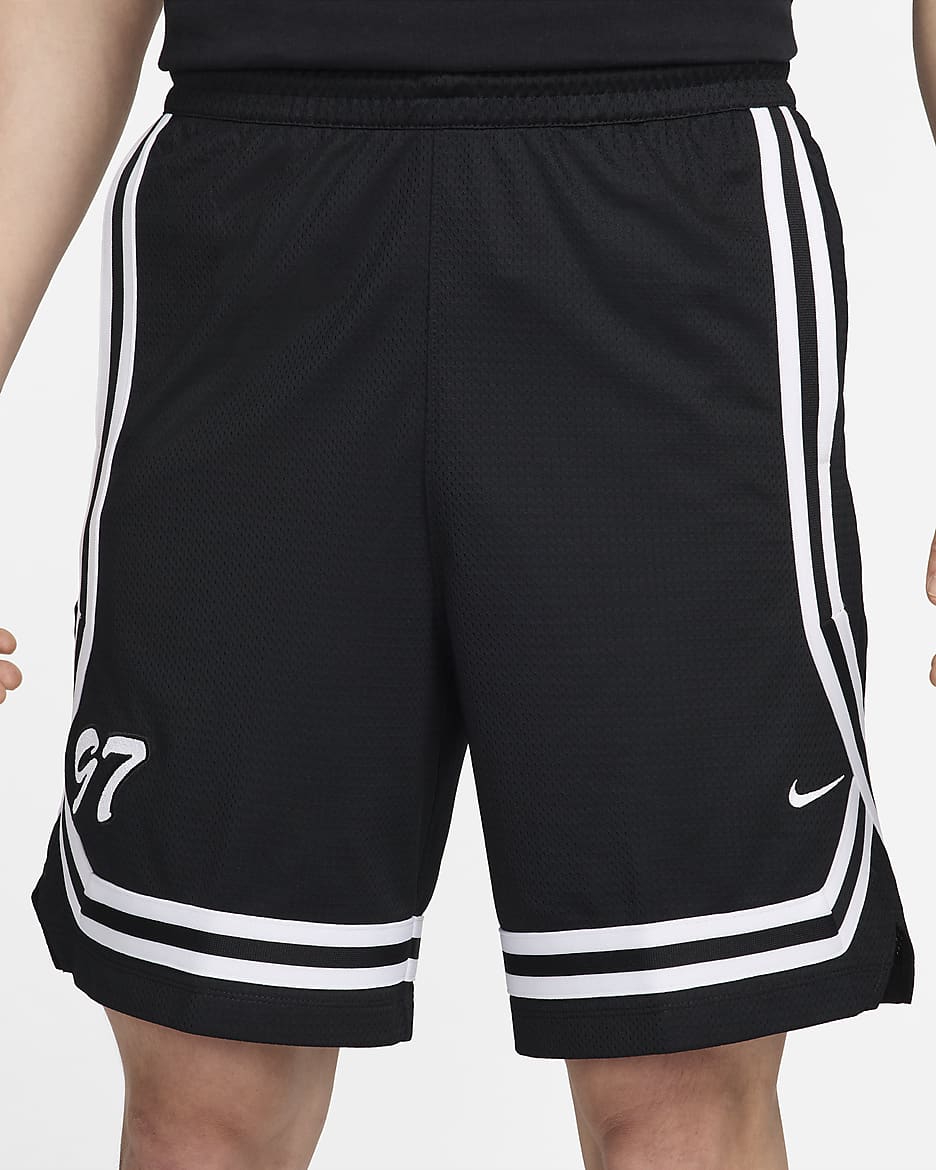 Nike DNA Crossover Men's Dri-FIT 20cm (approx.) Basketball Shorts - Black/White