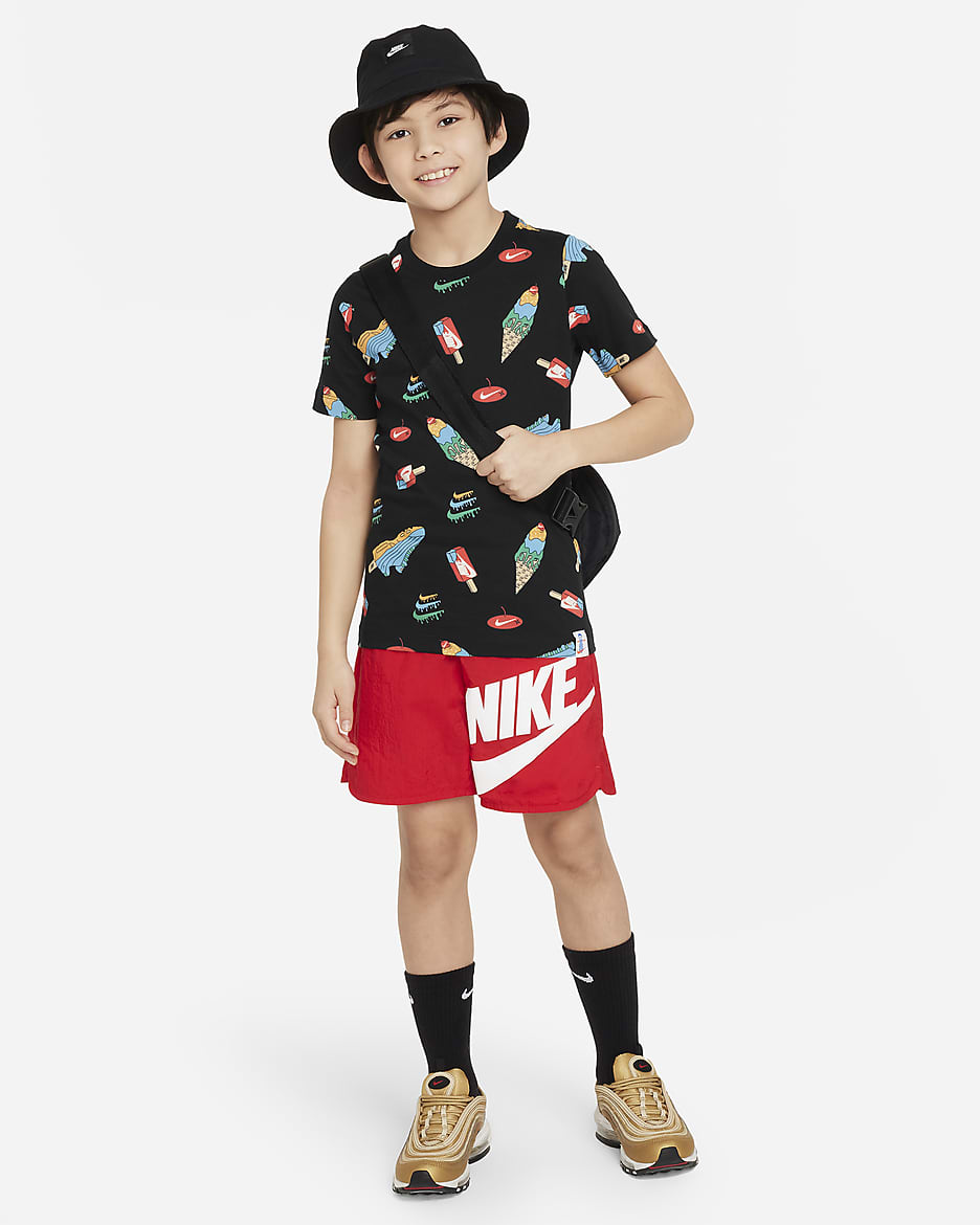 Nike Sportswear T-Shirt für ältere Kinder - Schwarz