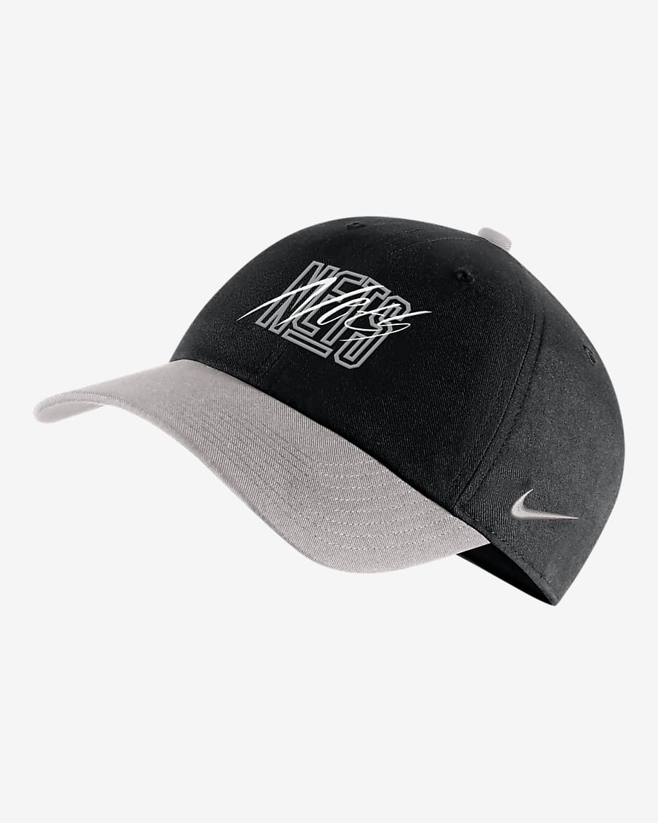 Brooklyn Nets Heritage86 Nike NBA Adjustable Hat - Black