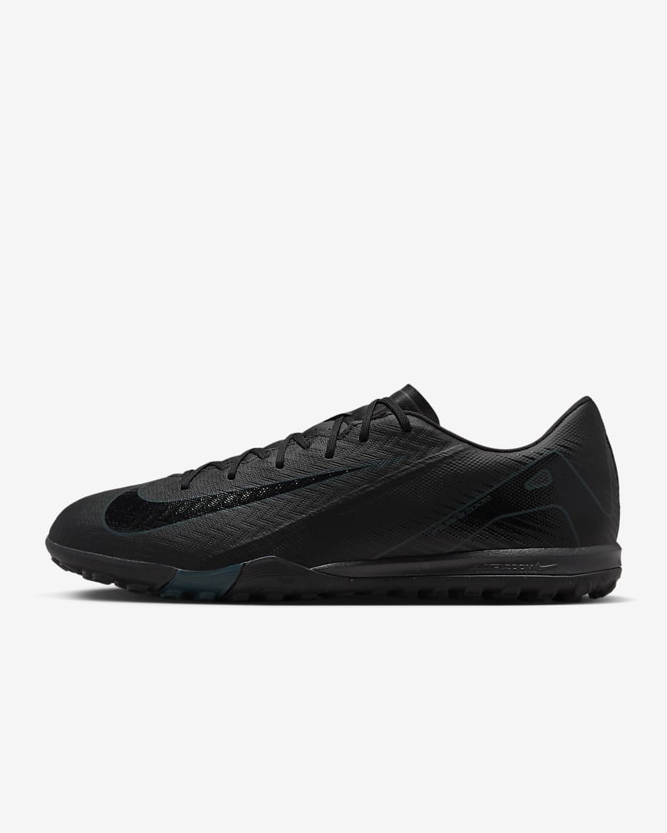 Sapatilhas de futebol de perfil baixo TF Nike Mercurial Vapor 16 Academy - Preto/Deep Jungle/Preto