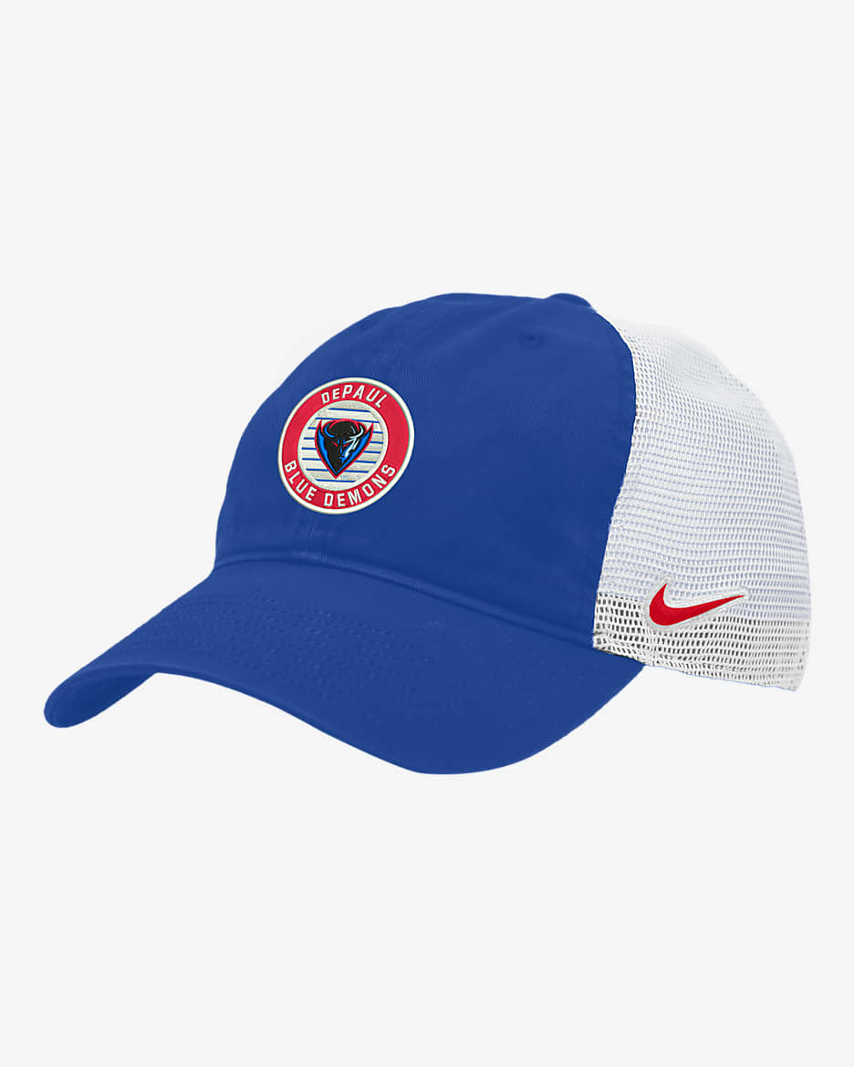 DePaul Heritage86 Nike College Trucker Hat - Game Royal