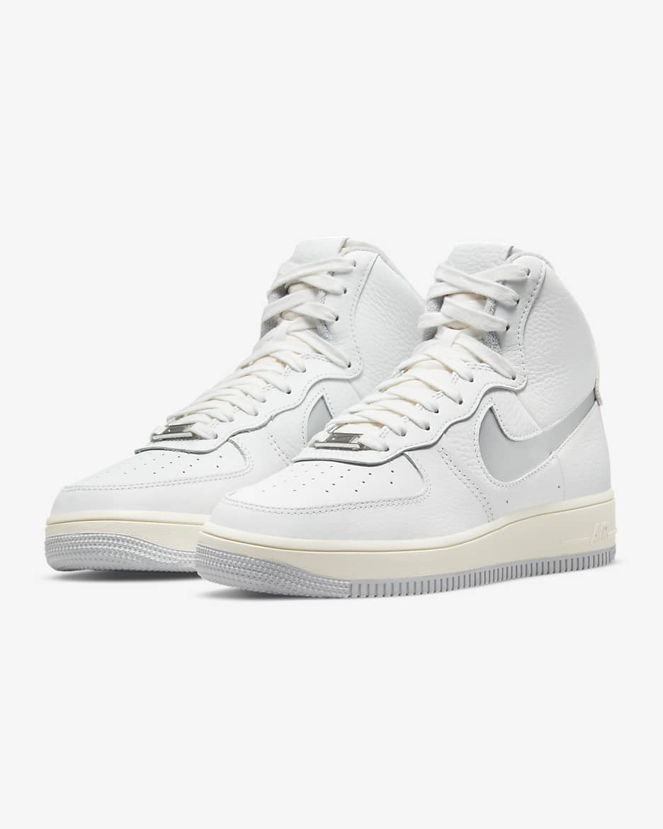 Nike Air Force 1 Sculpt Women's Shoes - Summit White/Coconut Milk/Summit White/Silver