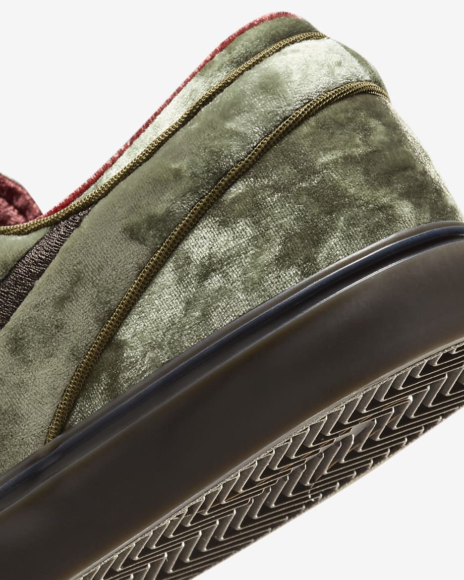 Nike SB Zoom Janoski OG+ SE Skate Shoes - Medium Olive/Baroque Brown/Dark Team Red/Velvet Brown