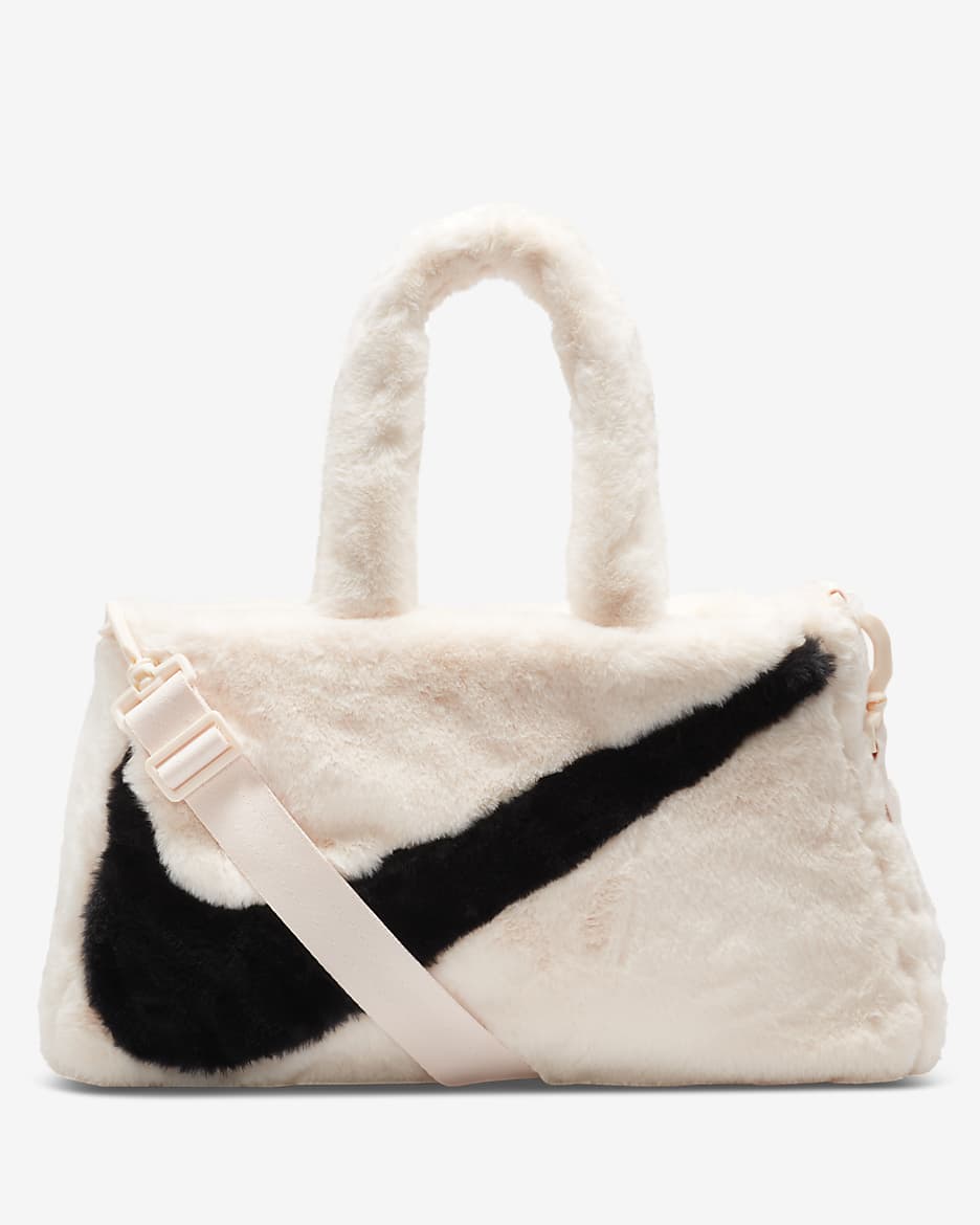 Nike Sportswear Faux Fur Tote (10L) - Guava Ice/Guava Ice/Black