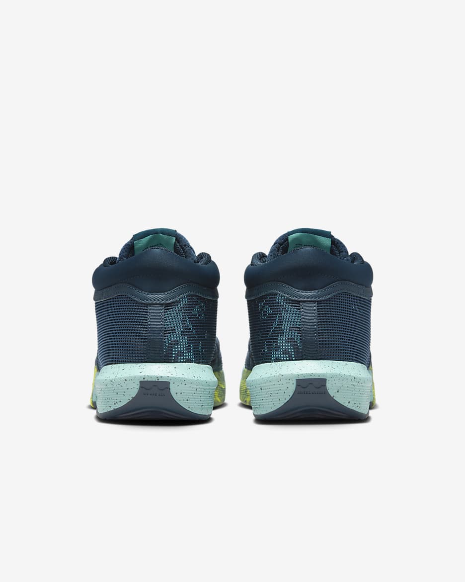 LeBron Witness 8 Basketbol Ayakkabısı - Armory Navy/Green Frost/Bicoastal/Cyber