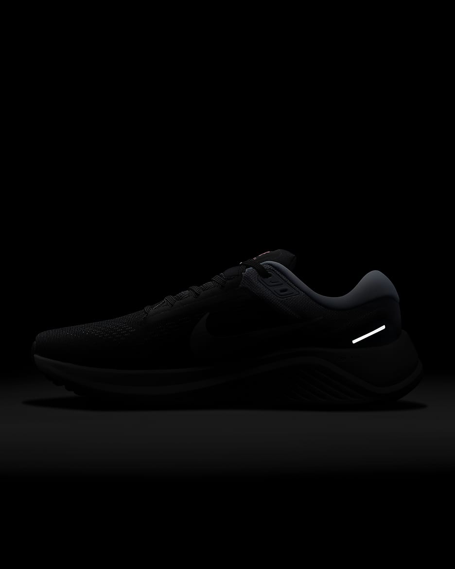 Nike Structure 24 Men's Road Running Shoes - Black/Ashen Slate/Cobalt Bliss/White