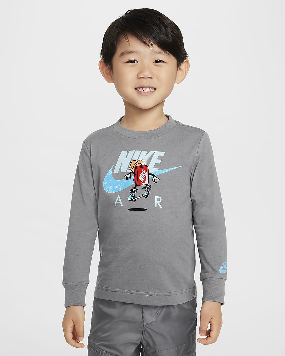 Nike Toddler Boxy Air Tee - Smoke Grey