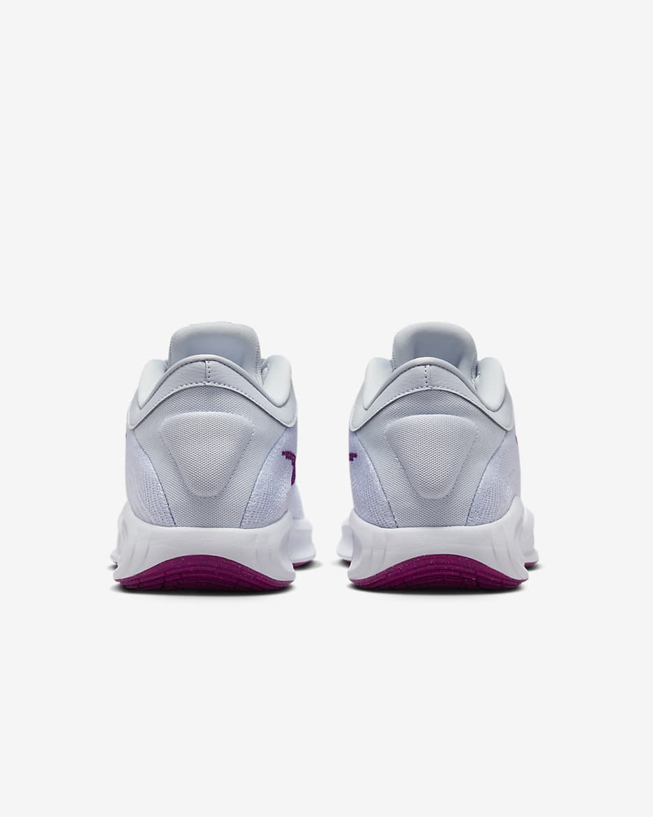 G.T. Hustle Academy basketbalschoenen - Pure Platinum/Wit/Hot Fuchsia