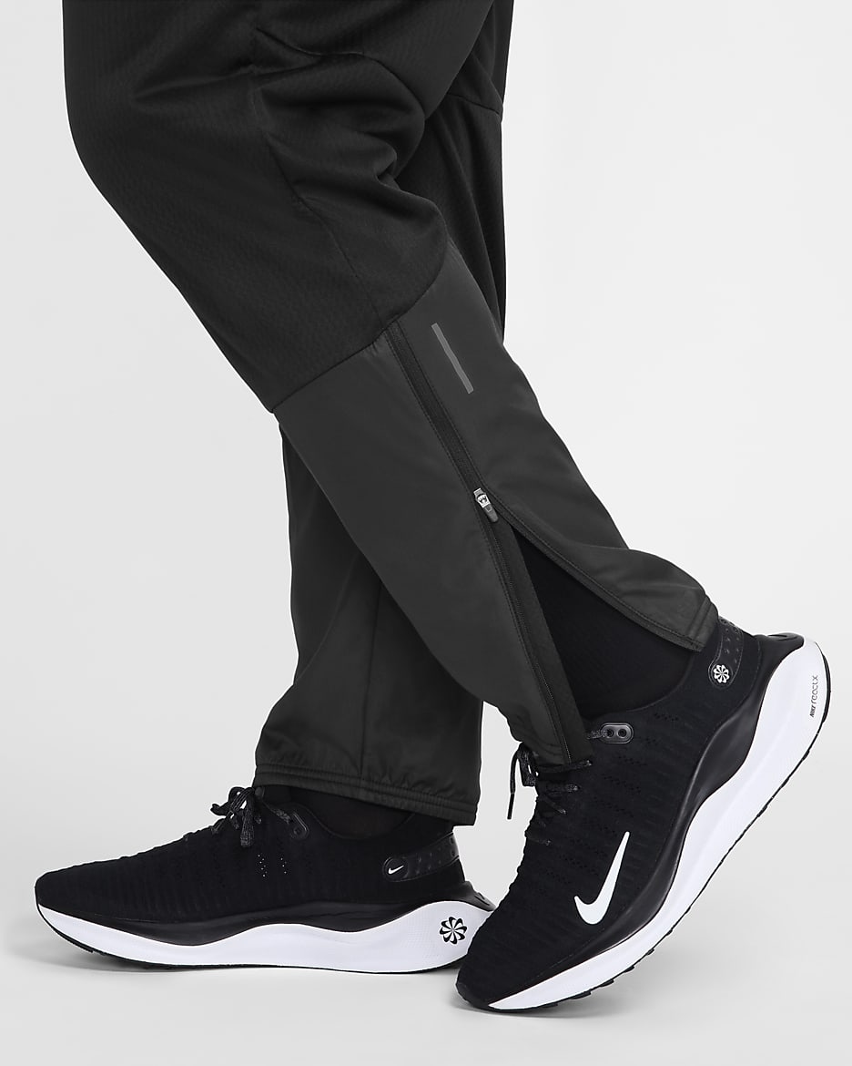 Nike Sphere Challenger Men's Therma-FIT Water-Repellent Running Trousers - Black/Black