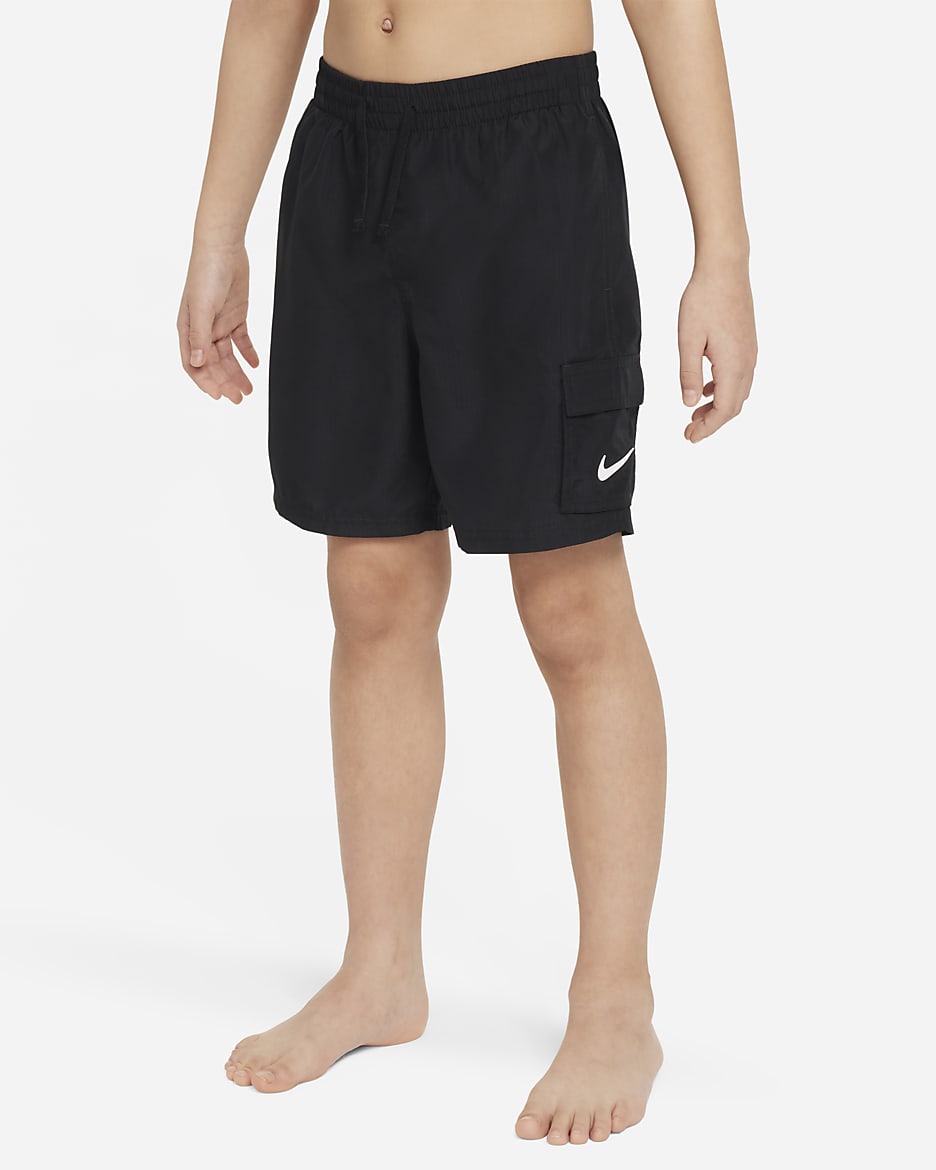 Nike Swim Voyage Big Kids Boys 6 Volley Shorts. Nike