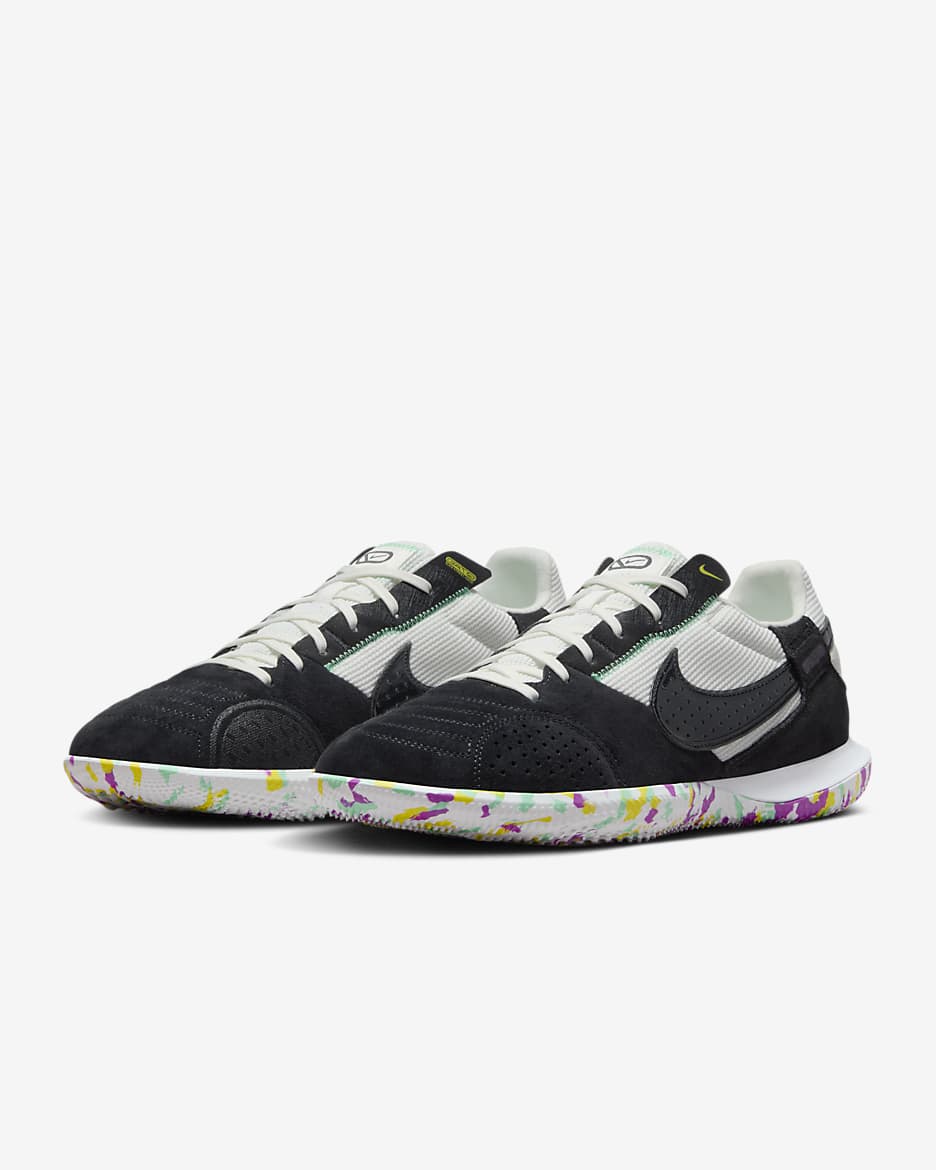 Nike Streetgato Low-Top Soccer Shoes - Summit White/White/Off Noir