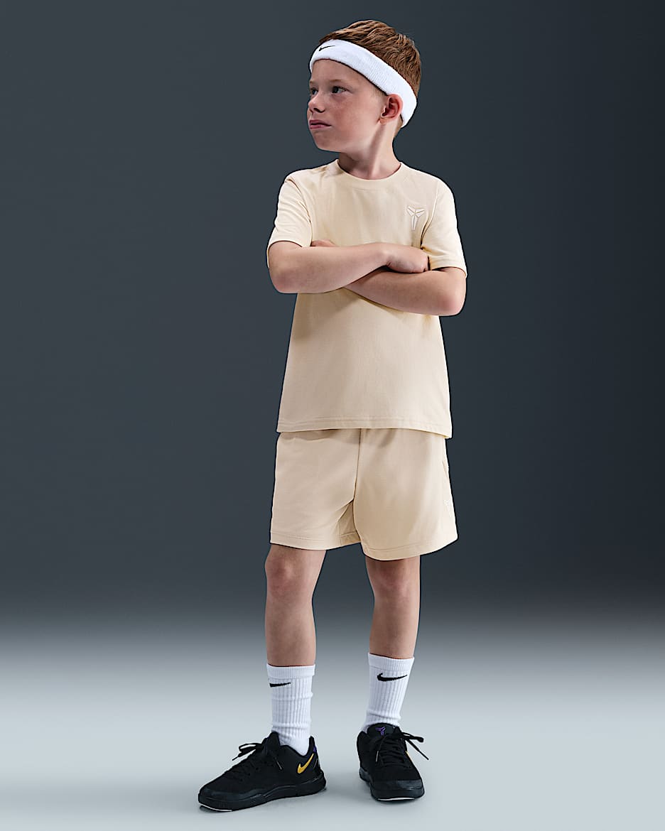 Nike Dri-FIT Kobe Bryant Little Kids' Shorts - Sanddrift