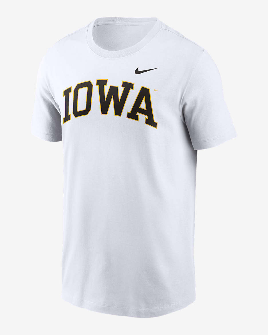 Iowa Hawkeyes Blitz Men's Nike College T-Shirt - White