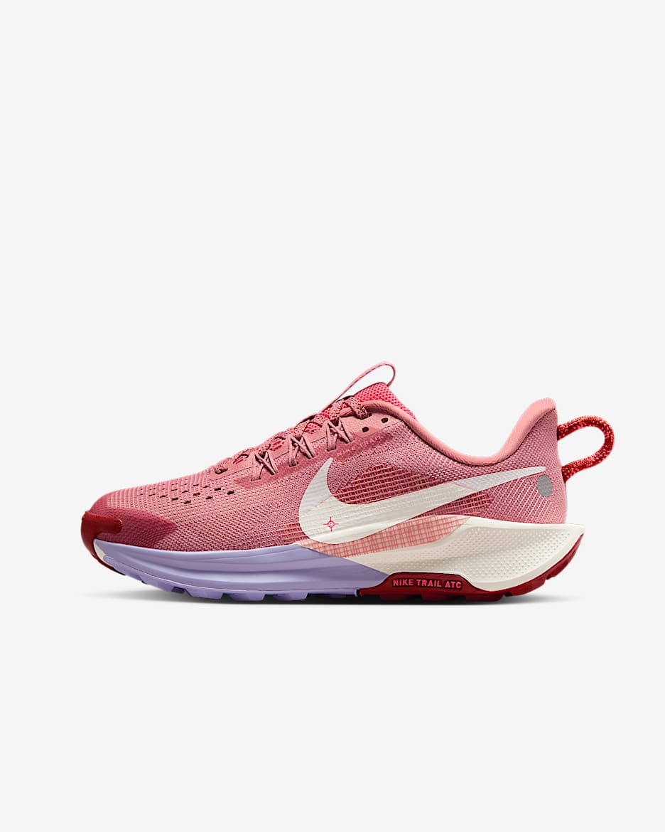 Nike Pegasus Trail 5 Older Kids' Trail-Running Shoes - Red Stardust/Sail/Lilac Ice/Mars Stone
