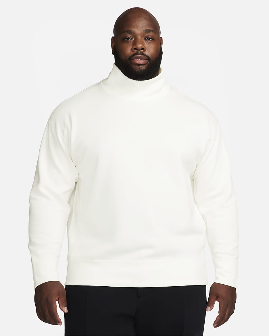 Nike Sportswear Tech Fleece Reimagined Men's Oversized Turtleneck Sweatshirt - Sail