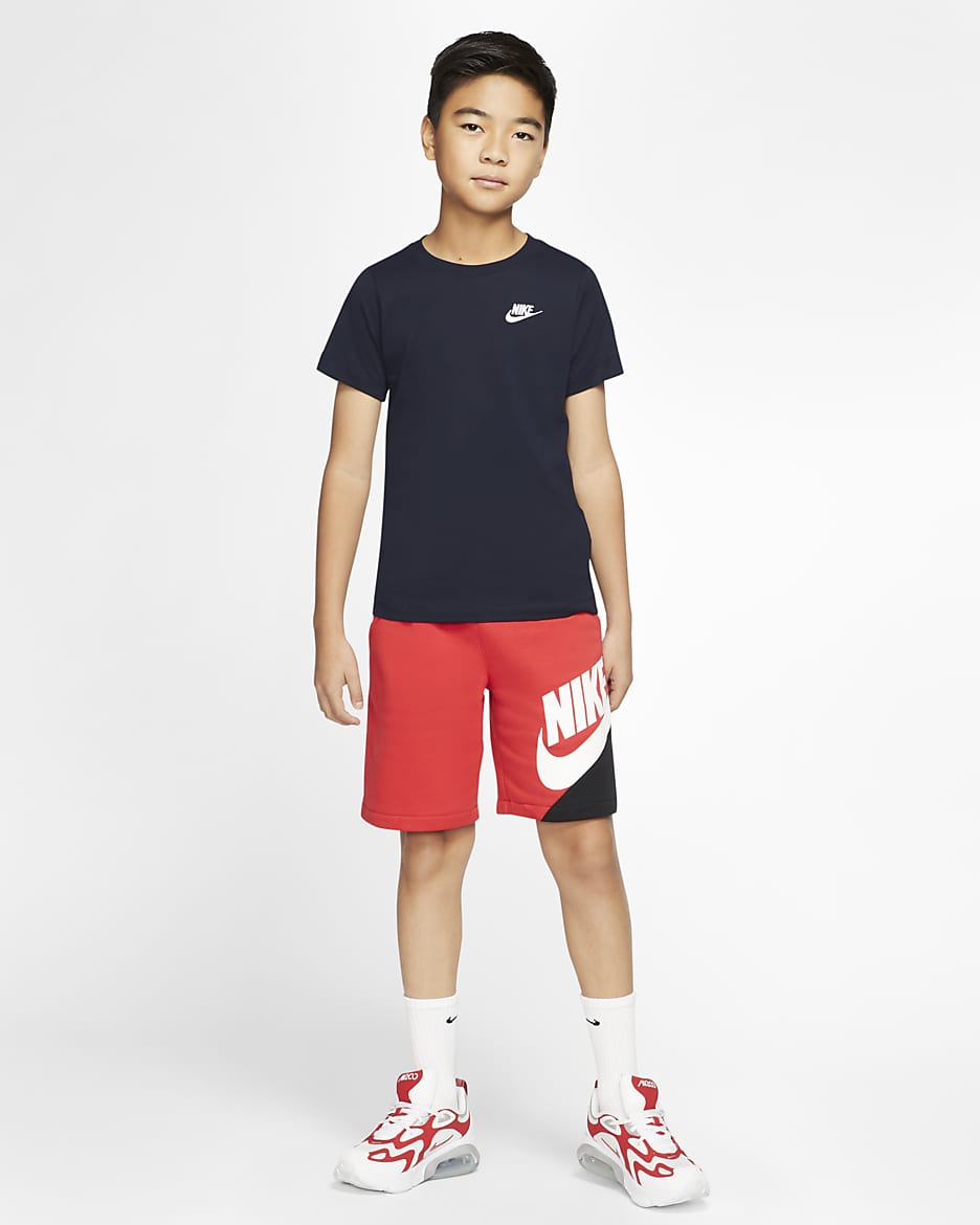 Nike Sportswear Older Kids' T-Shirt - Obsidian/White