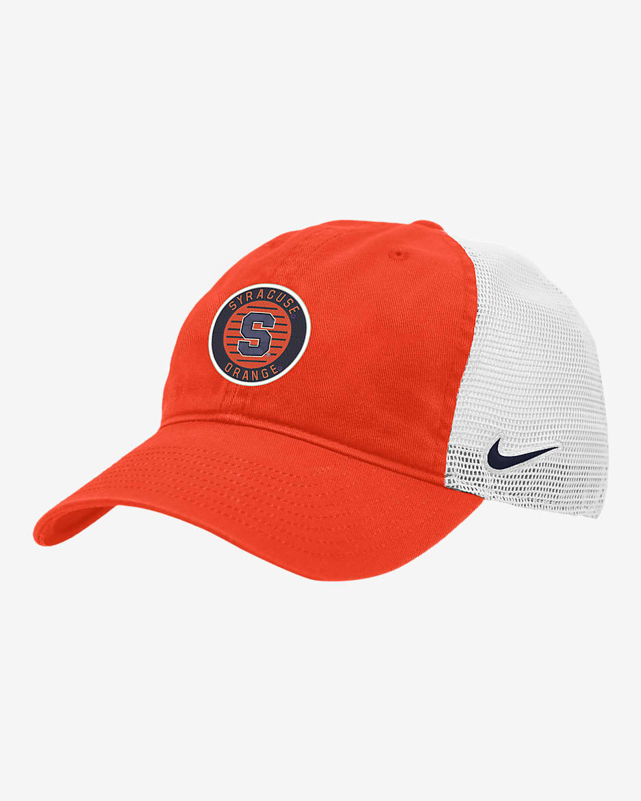 Gorra de rejilla Nike College Syracuse Heritage86 - Naranja