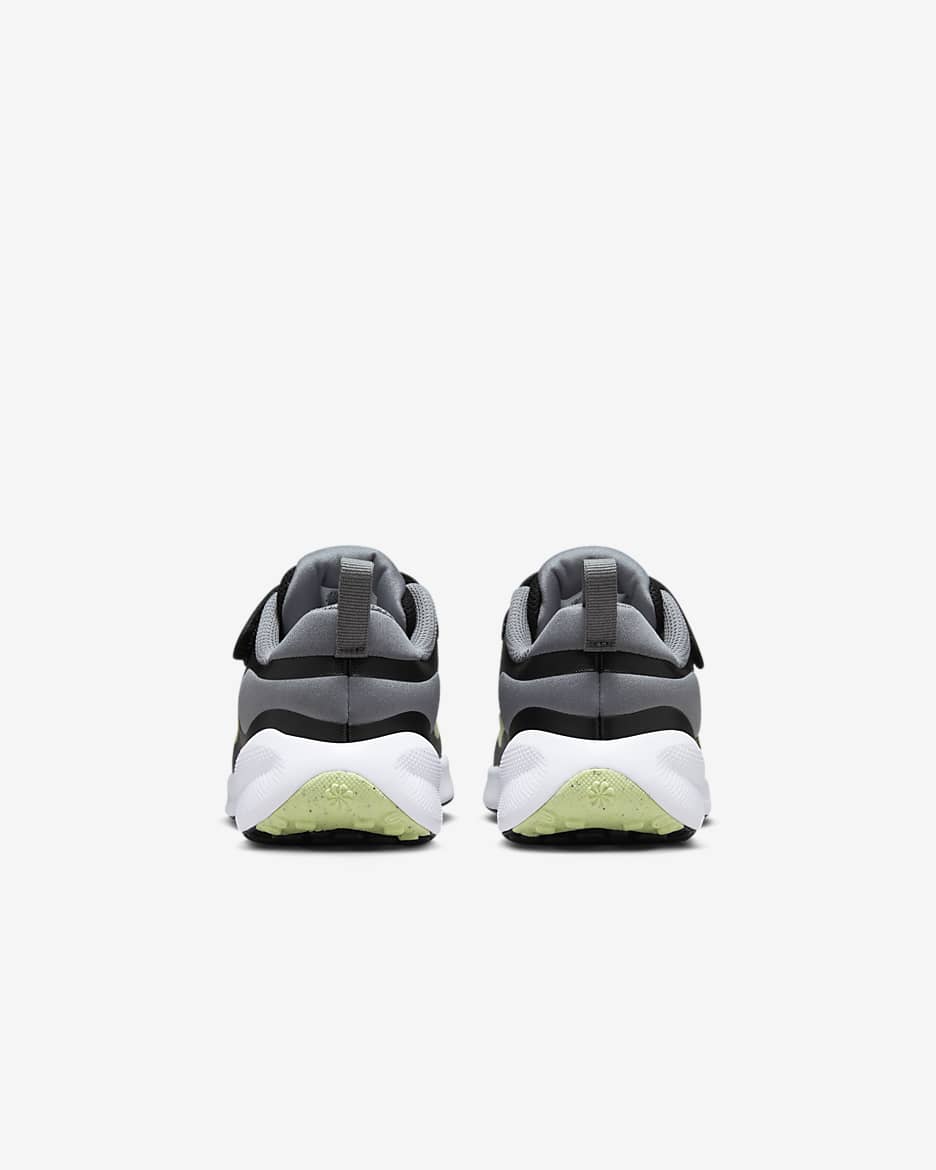 Nike Revolution 7 kleuterschoenen - Zwart/Smoke Grey/Wit/Barely Volt