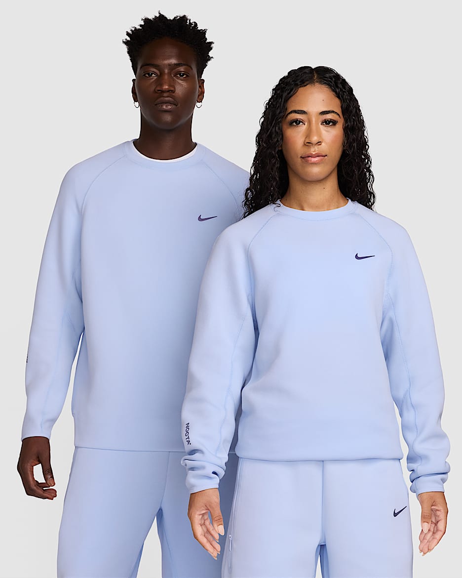 NOCTA Tech Fleece Men's Crew - Palest Purple/Daybreak