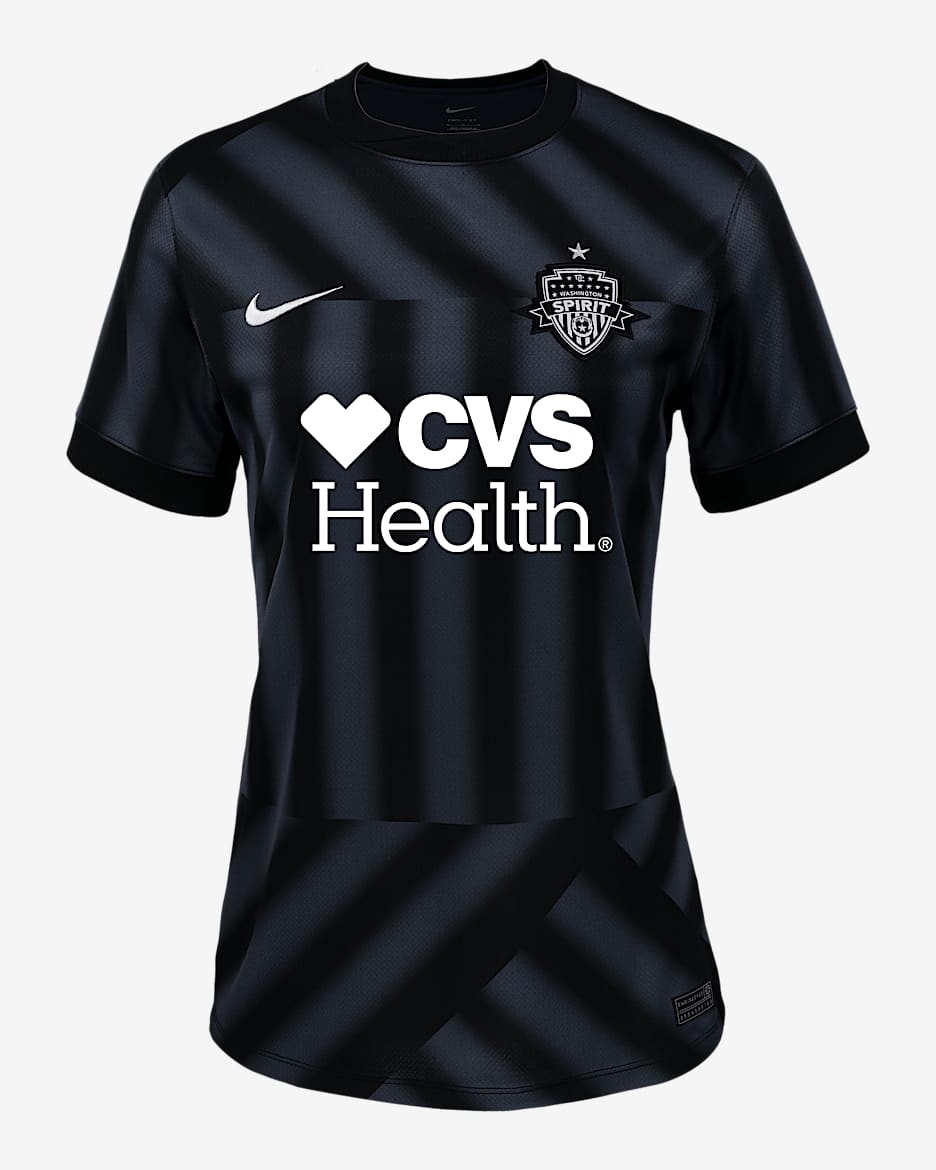 Washington Spirit 2025 Stadium Home Women's Nike Dri-FIT NWSL Replica Jersey - Black/Thunder Blue