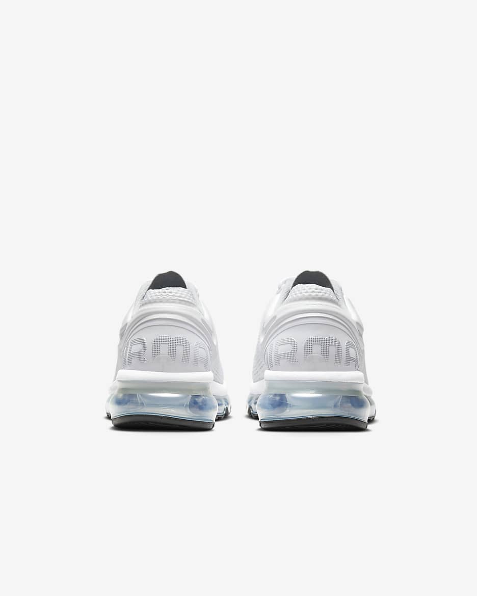 Nike Air Max 2013 Big Kids' Shoes - White/Metallic Silver