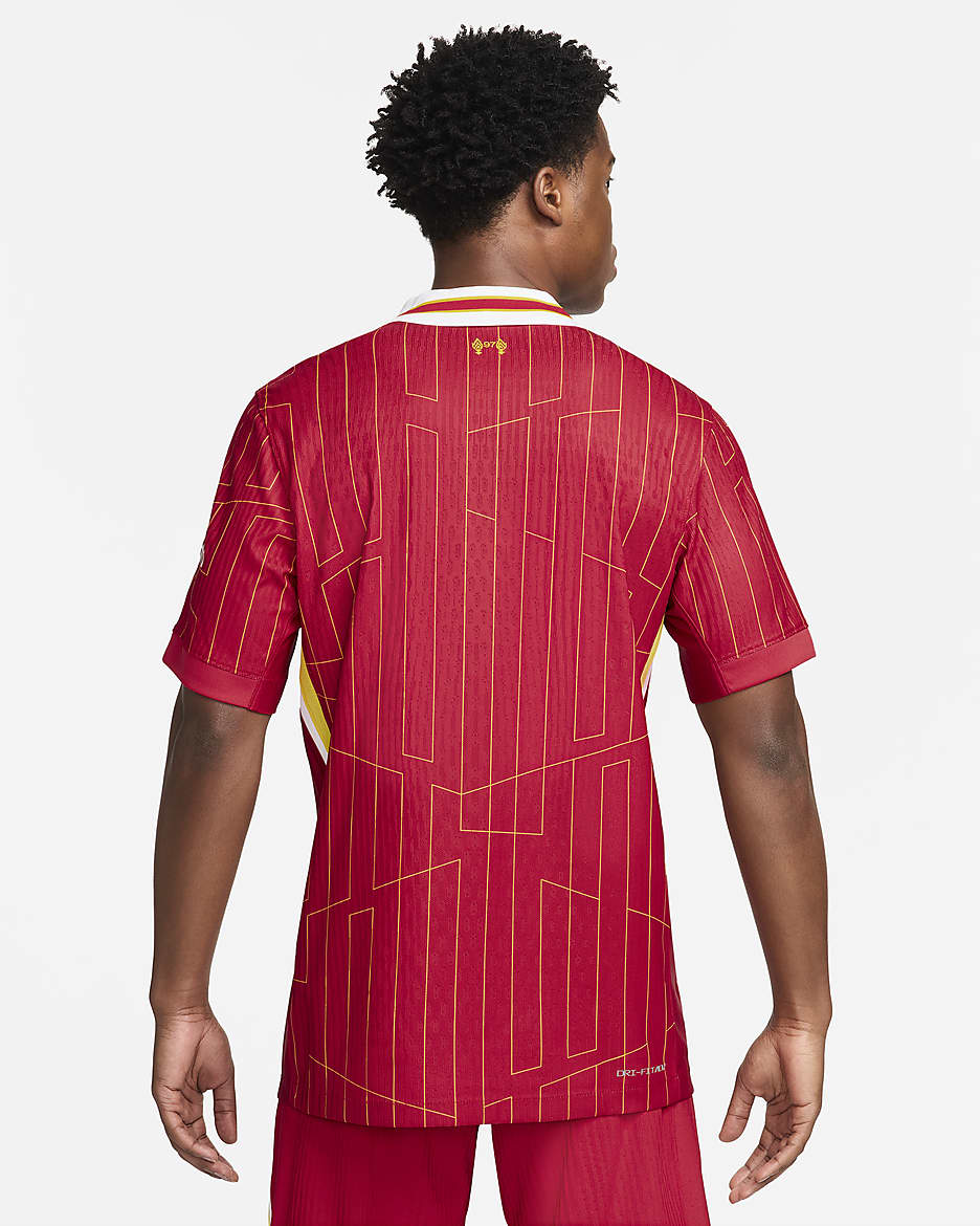 Maillot de foot authentique Nike Dri-FIT ADV Liverpool FC 2024/25 Match Domicile pour homme - Gym Red/Blanc/Chrome Yellow