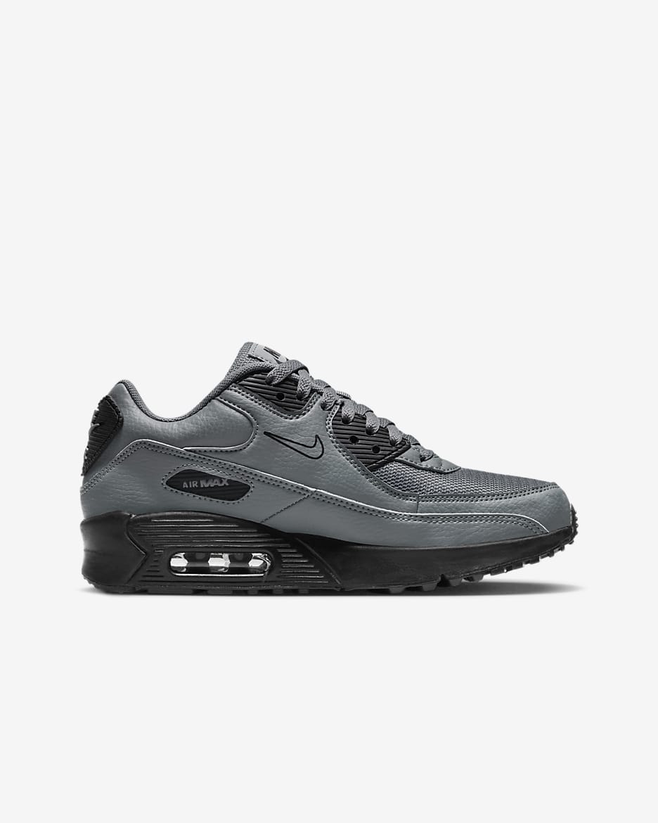 Nike Air Max 90 Next Nature Zapatillas - Niño/a - Smoke Grey/Bright Mandarin/Medium Ash/Negro