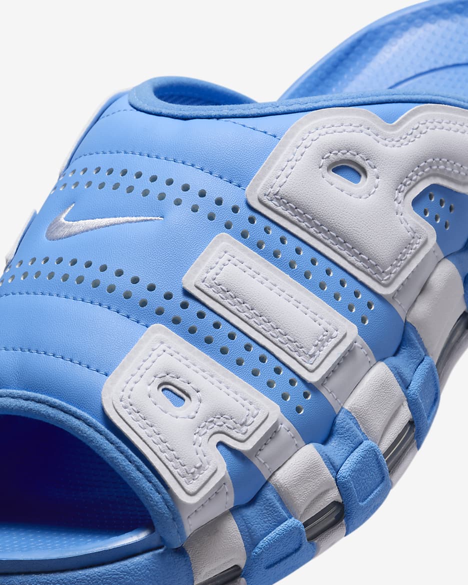 Nike Air More Uptempo Men's Slides - University Blue/University Blue/White