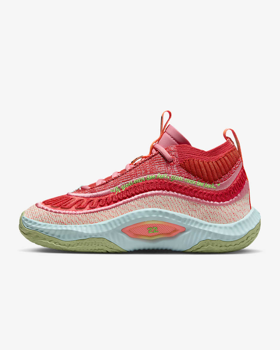 Cosmic Unity 3 "A'ja Wilson" Women's Basketball Shoes - Hot Punch/Track Red/Coral Chalk/Black