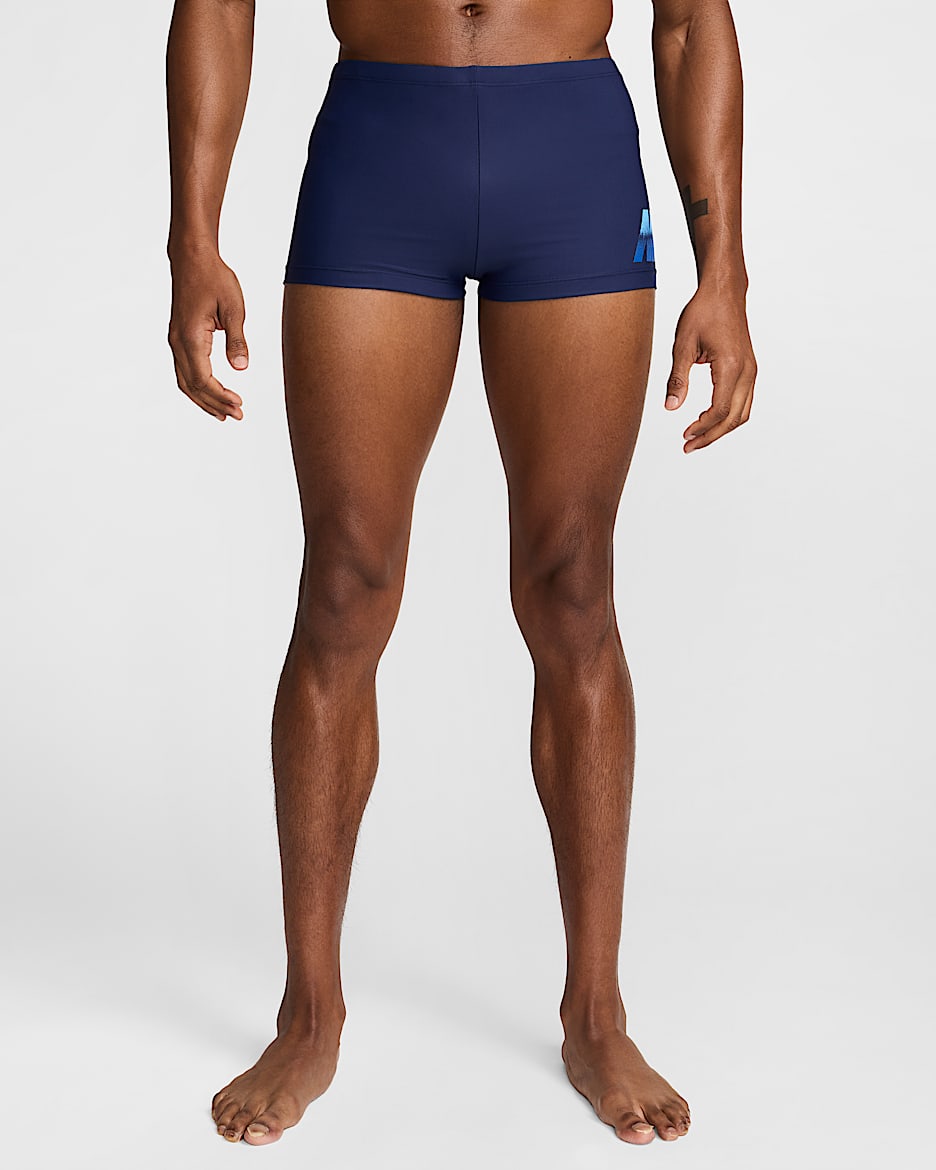 Traje de baño hasta la rodilla para hombre Nike Swim - Azul marino medianoche/Royal juego/Azul universitario