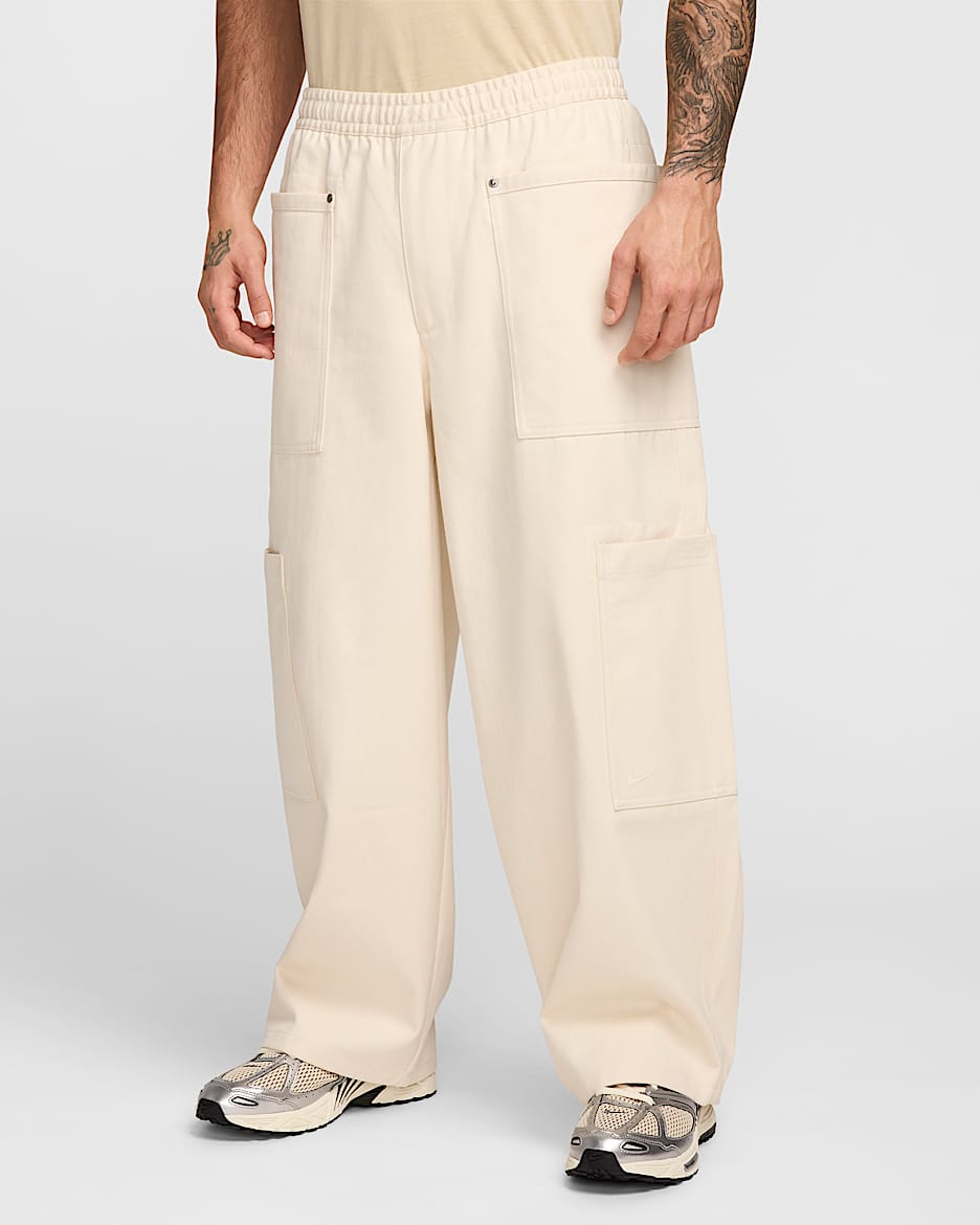Nike Life Men's Utility Pants - Pure/Pure