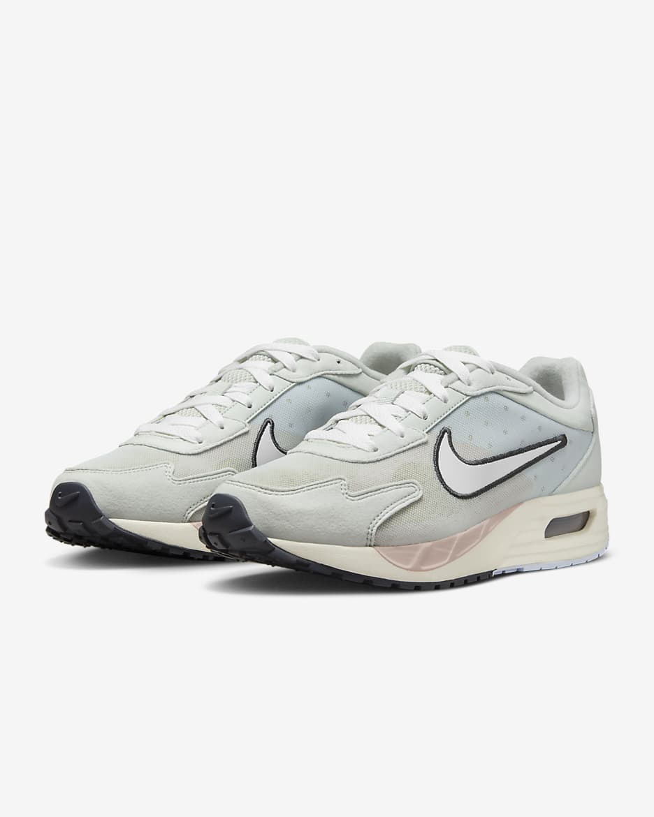 Nike Air Max Solo Women's Shoes - Light Silver/Buff Gold/Pink Oxford/Summit White