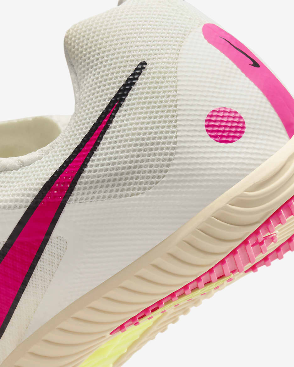 Nike Rival Multi Zapatillas con clavos para múltiples eventos Track & Field - Sail/Light Lemon Twist/Guava Ice/Fierce Pink