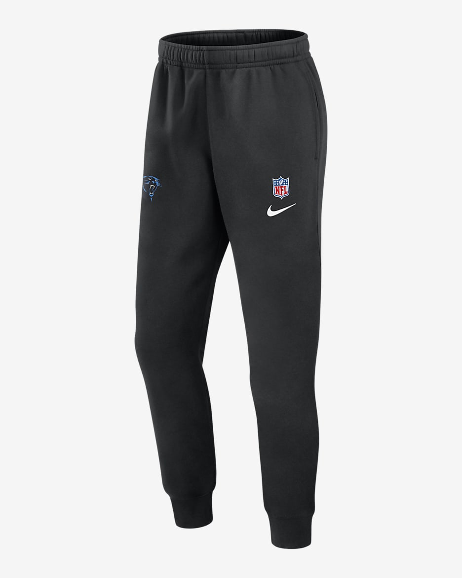 Carolina Panthers Sideline Team Issue Club Men's Nike NFL Pants - Black